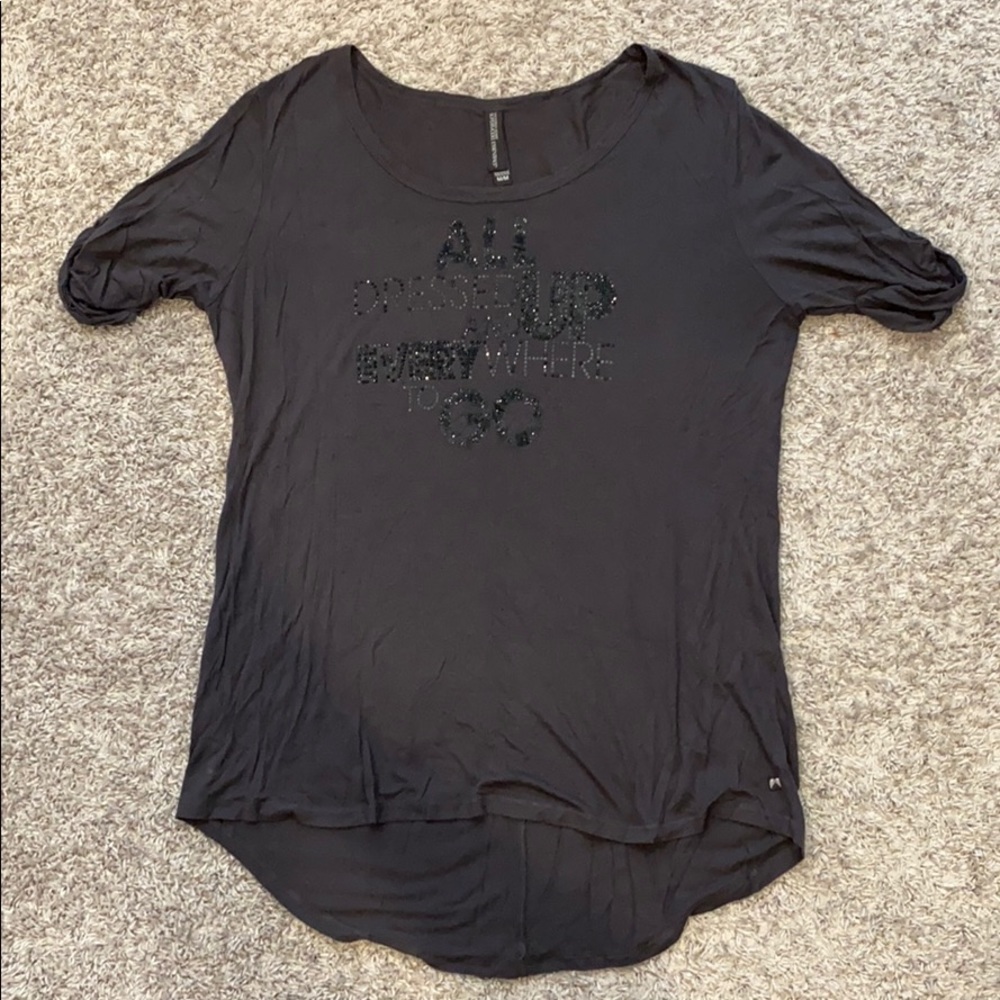 VS high low sleep tee